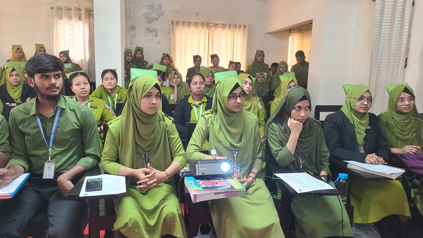 Students in a language class