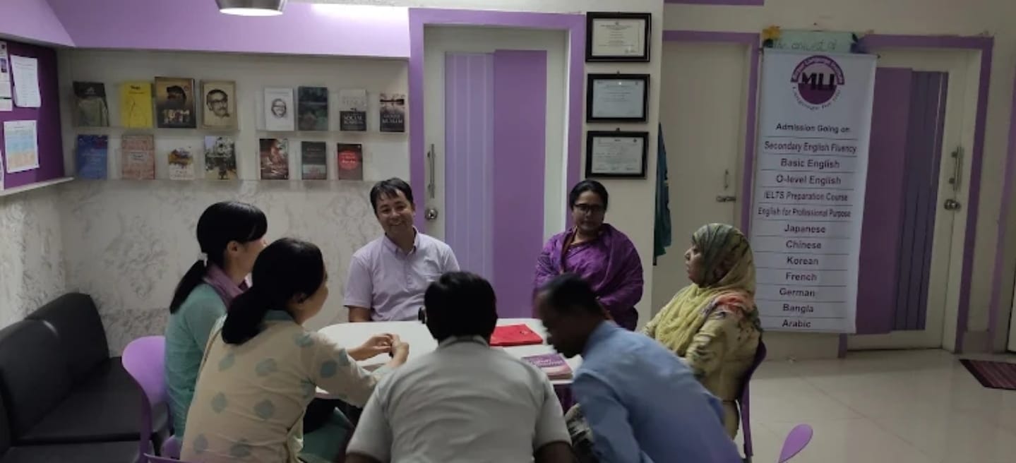 Counseling session with international guests